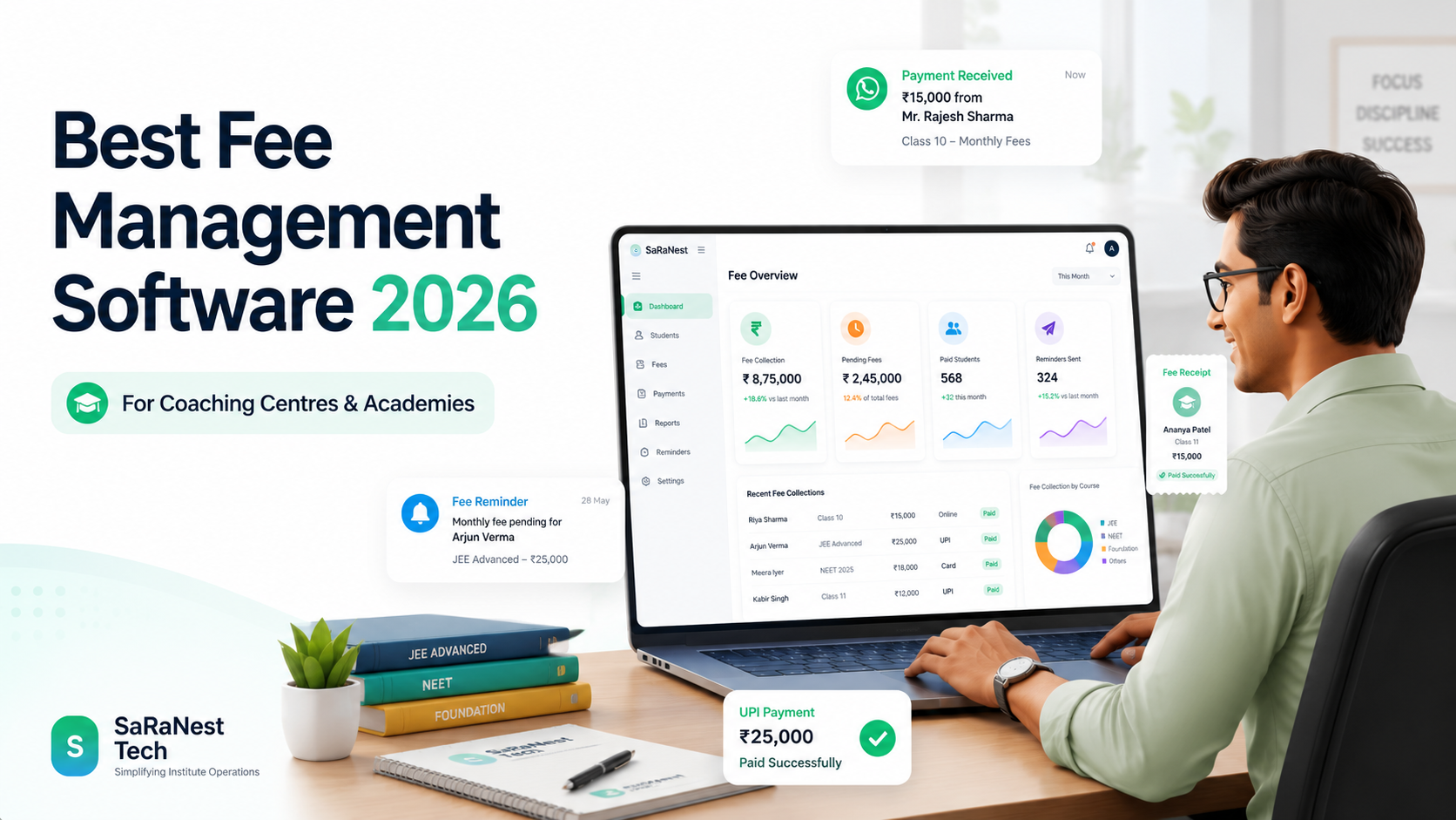 Best Fee Management Software for Coaching Centres and Academies in 2026